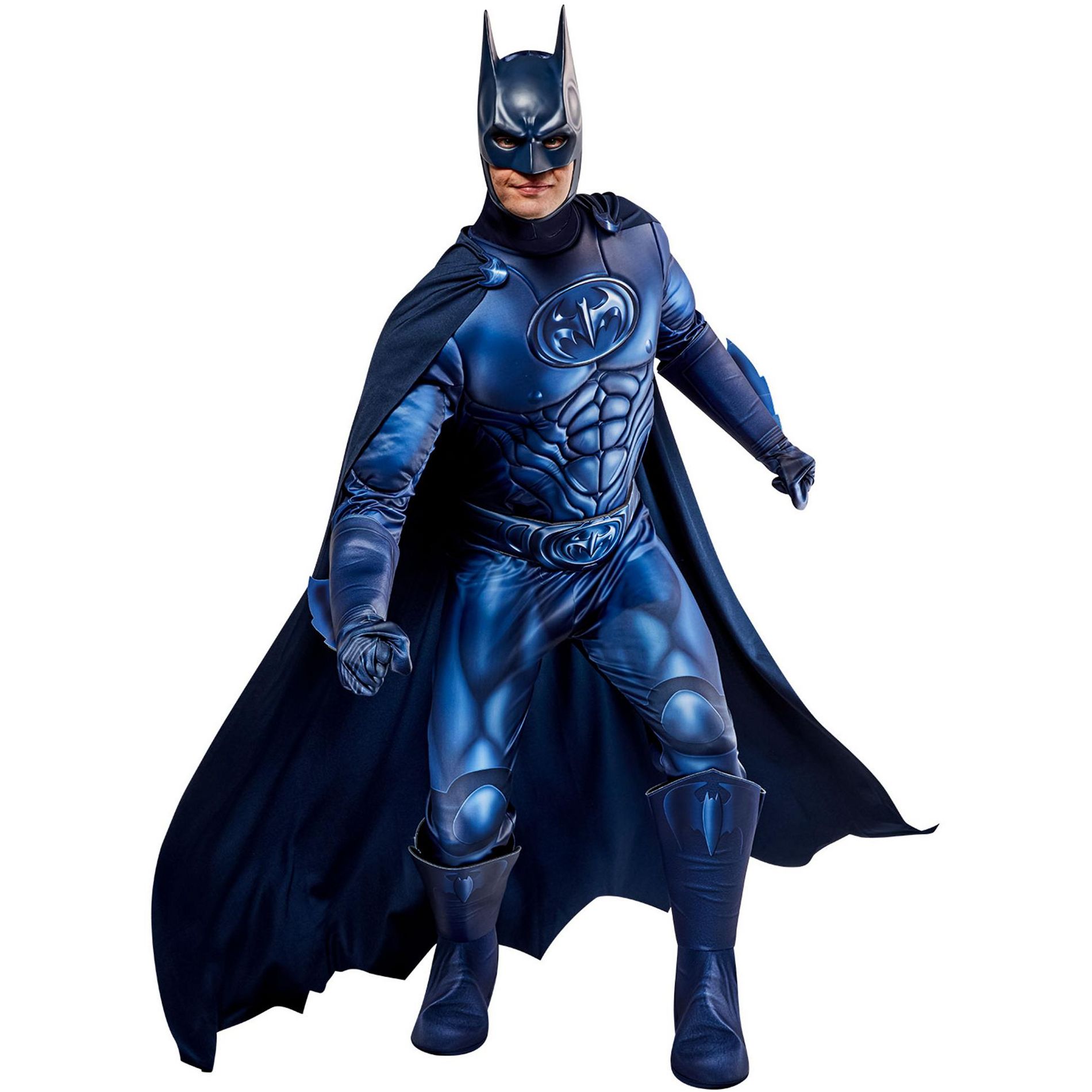 Rubies Men's Batman & Robin 1997 Batman Deluxe Costume