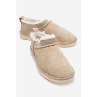 Novelle - Beige Suede Genuine Leather Ankle Boot (Women) | Forever & Always Shoes