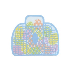 Daydream Society - Bunnies In The Garden Basket Napkins - Pack of 16 Paper Napkins - 1 of 4