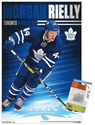  Trends International NHL Toronto Maple Leafs - Retro Logo 16  Wall Poster, 22.375 x 34, Unframed Version : Sports & Outdoors