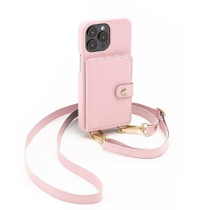 Bryten Silverlake Vegan Leather Wallet Crossbody Phone Case for iPhone 14 Pro / iPhone 13 Pro - 1 of 4