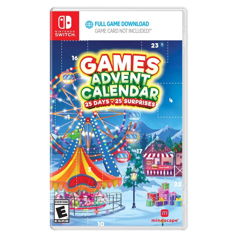 Games Advent Calendar: 25 Days - 25 Surprises - Nintendo Switch: Family-Friendly, Puzzle & Adventure, Multiplayer, 2023 Edition, 1 of 8