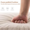 Costway 1/2 PCS Outdoor Chaise Lounge Cushion with Hook & Loop Fastener Fixing Straps Patio - 2 of 4