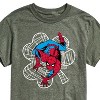 Men's - Marvel - Spider-man St. Patrick's Day Web Shamrock Short Sleeve Graphic T-Shirt - 2 of 4