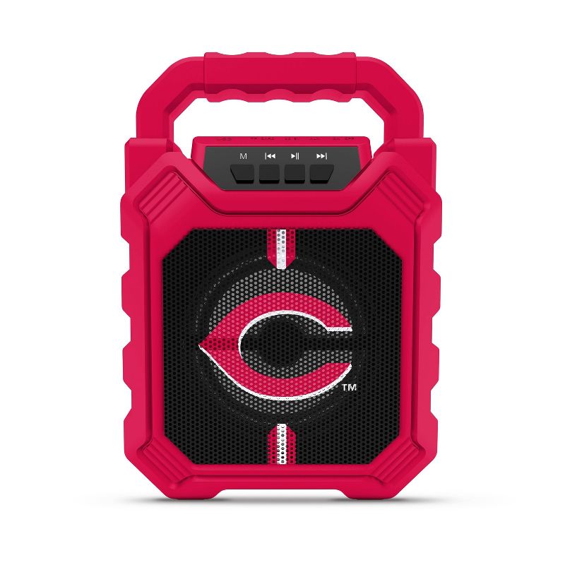 MLB Cincinnati Reds Color Housing Large LED Speaker, 2 of 4