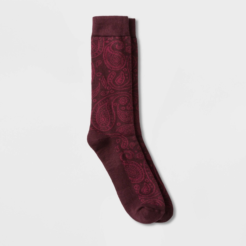 Men's Premium Dress Socks - Goodfellow & Co Red 6-12, Men's, Size: Small was $6.99 now $4.89 (30.0% off)