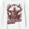 Deadpool Adamantium Katanas? Adult Crew Neck Long Sleeve White Sweatshirt - 2 of 3