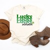Simply Sage Market Women's Lucky Mama Stacked Short Sleeve Garment Dyed Tee - 3 of 4