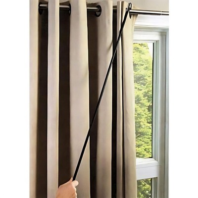Jumbl 42" Universal Drapery Pull Rod, Easy Assembly Drapery Pull Wand