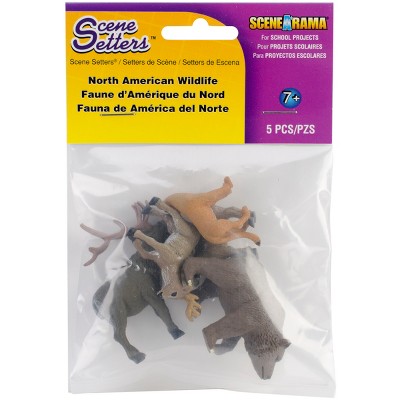 Scene Setters(R) Figurines-North American Wildlife 5/Pkg