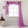 Olivia Gray Celine Decorative Sheer Curtain Scarf - 55" x 216" - Lilac - 2 of 2