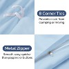 Luxury Soft Premium Duvet Cover Set - Zipper Closure & Matching Pillow Shams - CGK Linens - 4 of 4