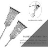 Worryfree Gadgets Metal Bling Band Compatible with Apple Watch Band Stainless Steel with Crystals for Women Girls iWatch Series 8 7 6 SE 5 4 3 2 1 - 2 of 4