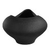 Uttermost Nocturne Textured Black Ceramic Bowl 14 Inch Wide Decorative Accent - 3 of 4