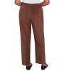 Alfred Dunner Women's Classic Corduroy Elastic Waist Short Length Pant - 2 of 4