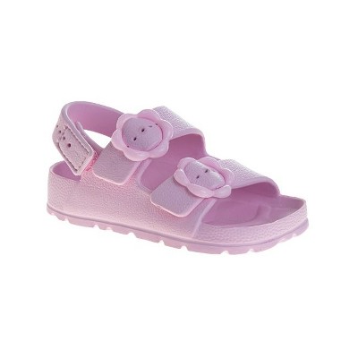 Josmo Girls' Flower Detail Lightweight Sandals. (Toddler/Little Kids)