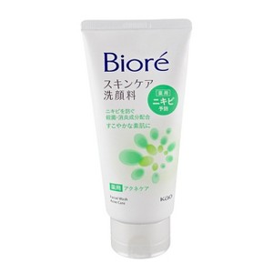 Kao Biore Face Wash Acne Care - 4.5 Oz - Clean Pores, Comfortable Skin, Zero Compromises - 1 of 4