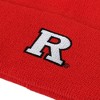 Rutgers University Logo Knit Beanie for Men and Women, Red - 4 of 4