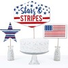 Big Dot of Happiness Stars & Stripes - Memorial Day, 4th of July and Labor Day USA Patriotic Centerpiece Sticks - Table Toppers - Set of 15 - 3 of 4