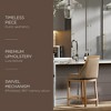 Maven Lane Vienna Kitchen Stool with Vegan Leather Upholstery - 2 of 4