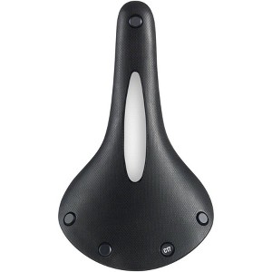 Brooks C17 Carved All Weather Saddle - Black Rail Material: Steel Width: 162 - 1 of 3