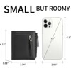 FATMOON Bifold Wallets -RFID Blocking Wallets for Men & Women PU Leather Bifold Credit Card Holder with 2 Zipper Coin Pockets,for Everyday Use - 3 of 4