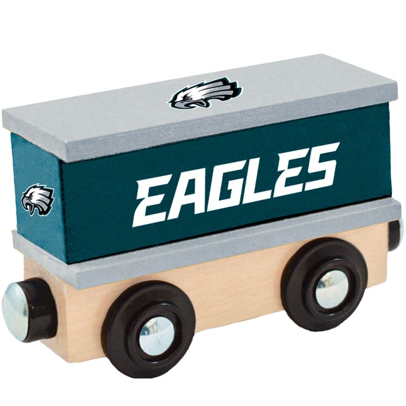MasterPieces Wood Train Box Car - NFL Philadelphia Eagles, 2 of 7