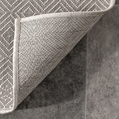 Paloma Abstract Geometric 8' x 10' Easy Care Area Rug, Gray