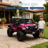 24V 2 Seater Ride On Truck,4WD Kids Electric Car W/Remote Control，Battery Powered Ride On Toy Car with Spring Suspension - 4 of 4