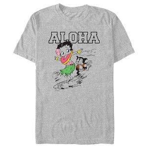 Men's Betty Boop Aloha Surfer T-Shirt - 1 of 4