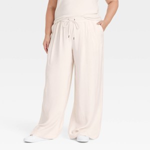 Women's High-Rise Wide Leg Pull-On Pants - A New Day™ - 1 of 3