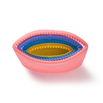 Tupperware 4pc Ultimate Silicone Bag Set: Reusable Food Storage, Dishwasher-Safe, Multicolored