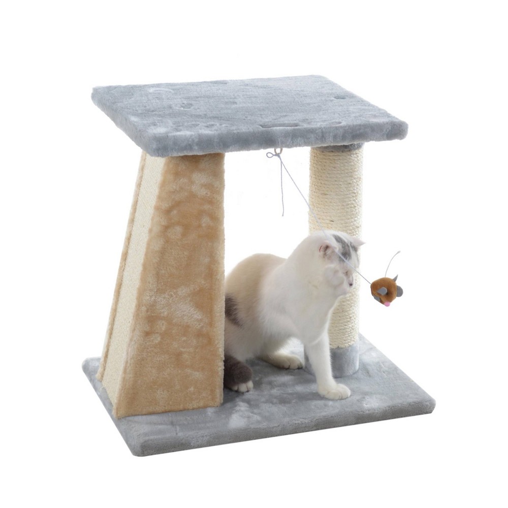 Photos - Other for Cats Armarkat 2-Level Platform Real Wood Cat Scratcher with Sisal Carpet Board 