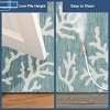 Liora Manne Carmel  Indoor/Outdoor Rug  Aqua.. - 3 of 4