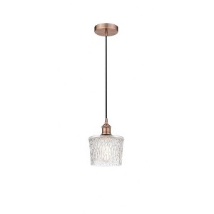 Niagra - 1 Light Cord Hung Mini Pendant In Industrial Style-9.25 Inches Tall and 6.5 Inches Wide - 1 of 1