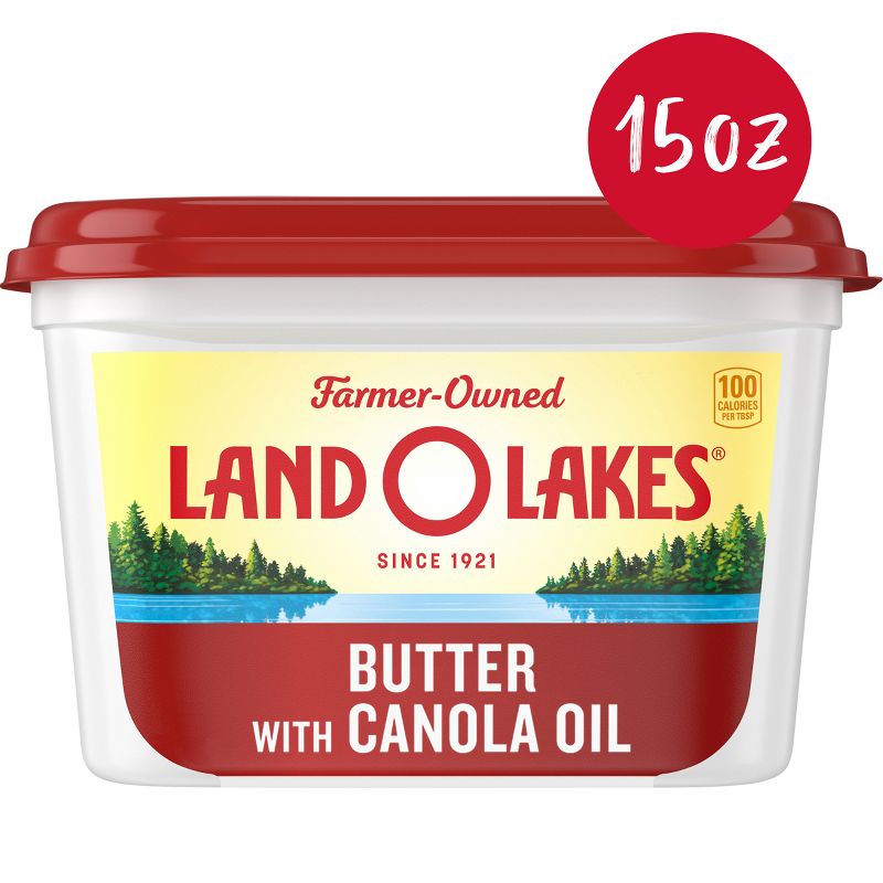 Land O Lakes Butter with Canola Oil - 15oz, 1 of 6