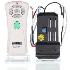Anderic WindwardIIIKit Replacement Ceiling Fan Remote Control Kit for Hampton Bay Windward III | RR7080T-UC7067GMRX-KIT - 1 of 3