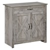 NicBex Barn Door Style Buffet Cabinet with Storage 32" Accent Farmhouse Kitchen Sideboard Cabinet with Adjustable Shelf for Living Room - 4 of 4