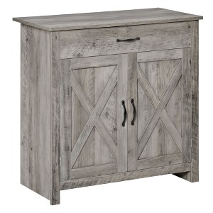 NicBex 2-Door Sideboard Cabinet Minimalist Kitchen Buffet Cabinet with 2 Drawers Small Coffee Bar Cabinet for Kitchen,Living Room - 1 of 4