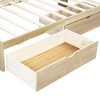 NicBex Twin Size Daybed 86" L Modern Wooden Bed Frame with Drawers, Storage Cabinets and Ports for Bedroom, Living Room, No Box Spring Required, Wood - 4 of 4