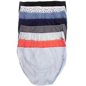 Felina | Cotton Modal Stretch Hi Cut Panty | 8-Pack | Full Coverage | C1818 - 1 of 3