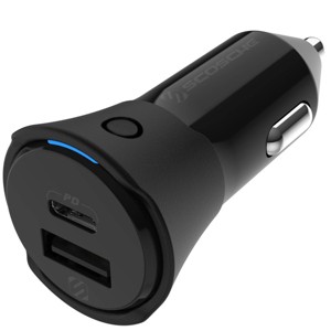 Scosche 32W USB-C / USB-A Car Charging and Item Locator for Android and Apple Find My - 1 of 4