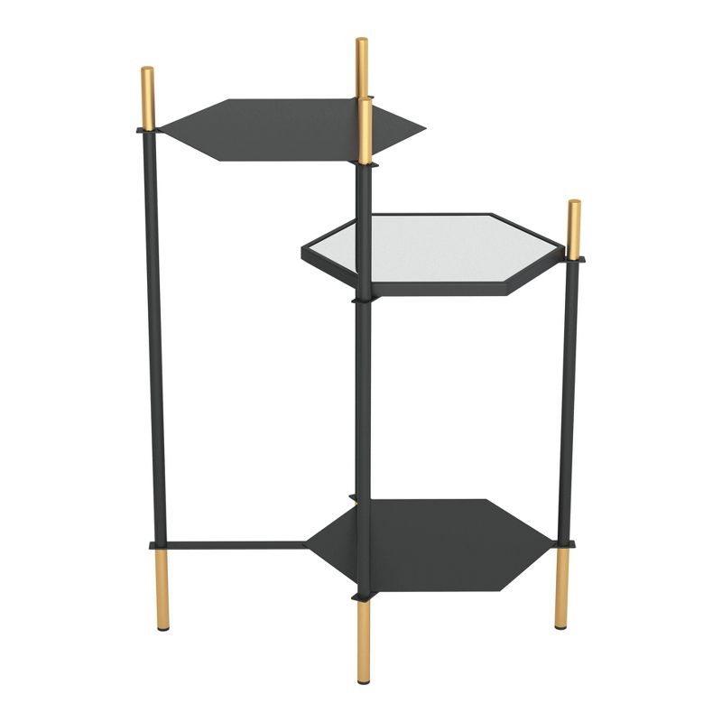 Whitfield Side Table Gold/Black - ZM Home, 3 of 12
