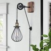 4.72 in. 1-Light Black Matte Finish Wall Sconce - 2 of 4