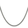Black Bow Jewelry 3.25mm Stainless Steel Cyclone Chain Necklace - 2 of 4