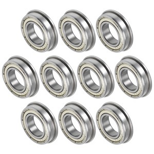 Unique Bargains Chrome Steel Durable Multipurpose Use Flanged Ball Bearing - 1 of 4