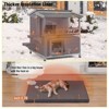 Aivituvin Insulated Cat House for Feral Cats| Warm Liner Inside-AIR33-IN - 4 of 4