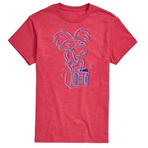 Men's - Hey Arnold! - 3D Arnold Short Sleeve Graphic T-Shirt - 1 of 4