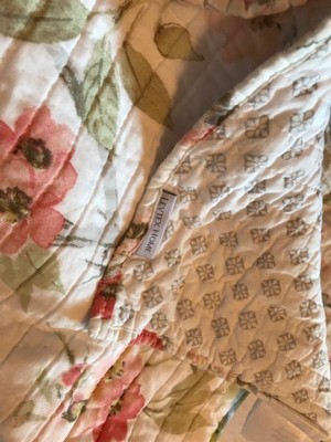 Pippa Floral Quilt Set - Full/queen Quilt And Two Standard Pillow Shams  Pink - Levtex Home : Target