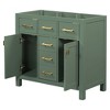 NicBex 35.51" Bathroom Storage Cabinet without Sink, Bathroom Vanity, 4 Spacious Drawers and 2 Cabinet Door for Bathroom - 4 of 4